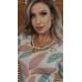 044983 Blusa Ramany Manga 3/4 Estampada
